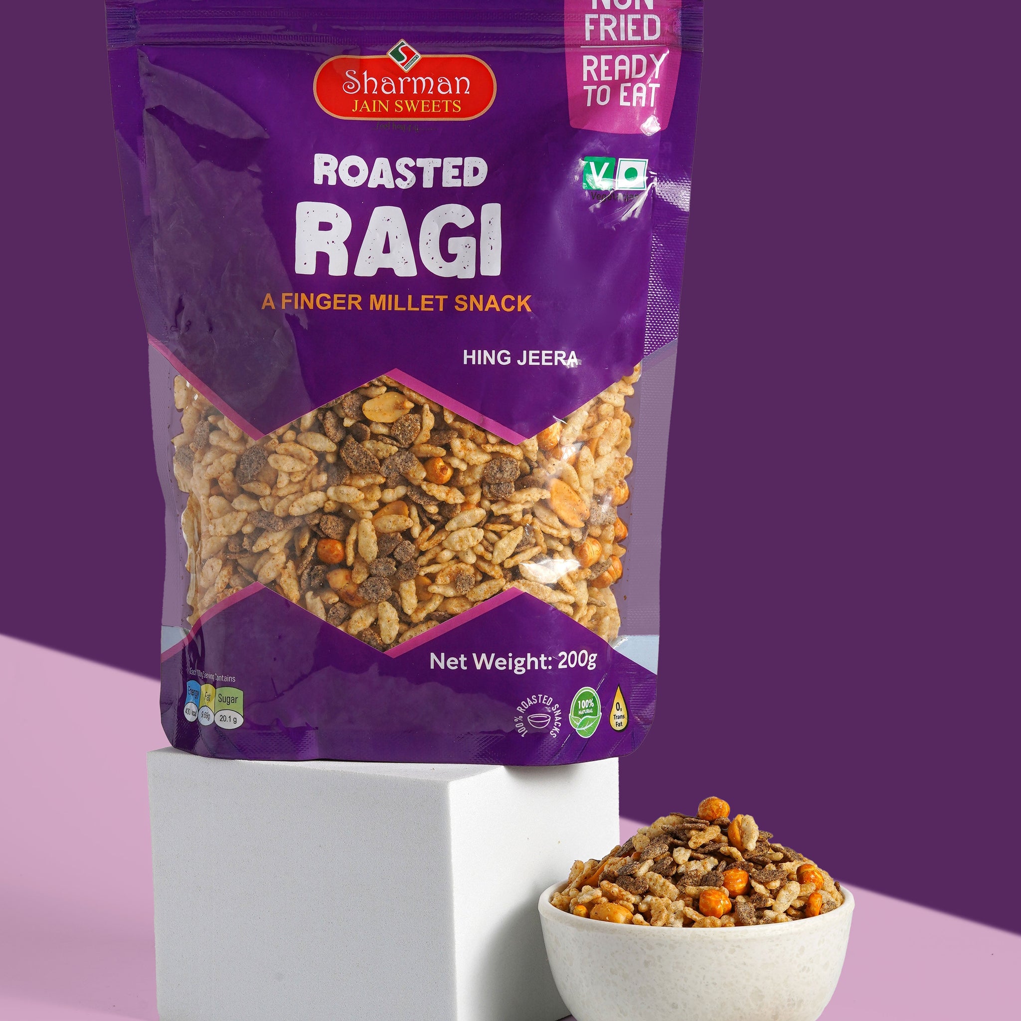 Roasted Ragi Crisps Mix
