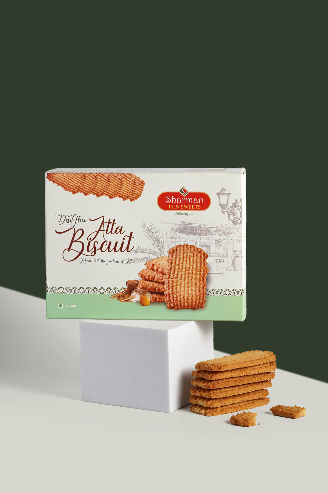 Desi Ghee Atta Biscuit