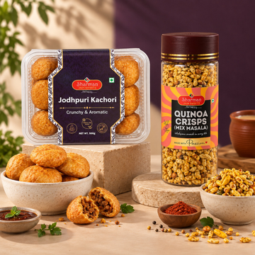 JODHPURI KACHORI + QUINOA CRISPS MIX MASALA 150G
