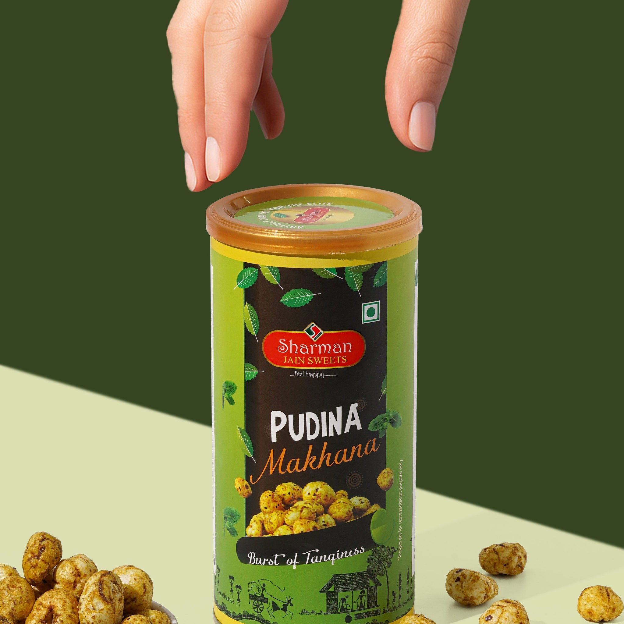 Pudina Makhana
