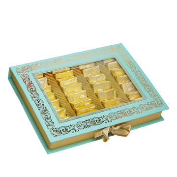 Aqua Embossed Delight