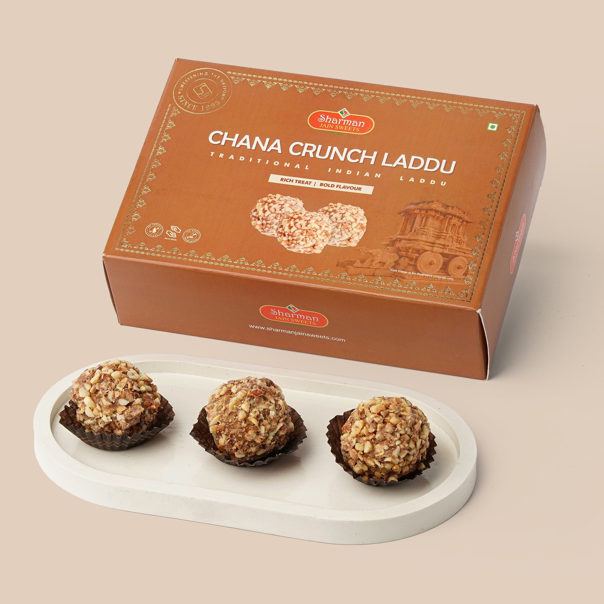 Chana Crunch Laddu