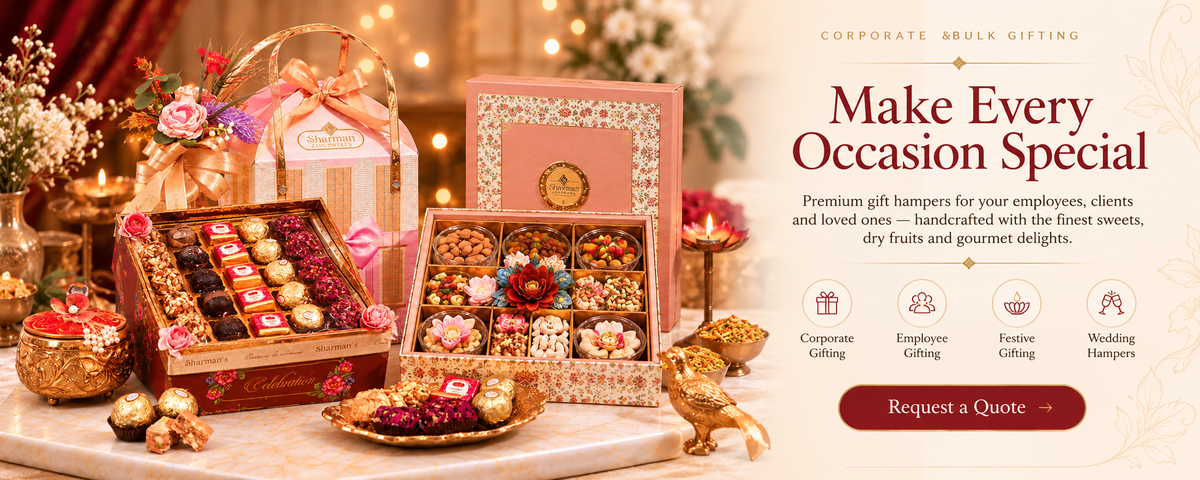 Explore Sharman Jain Sweets bulk gifting