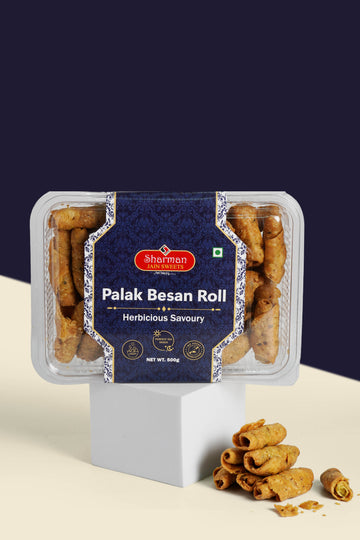 Palak Besan Roll